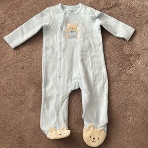 NEW Little Me Footie Bear Pajamas - 6M